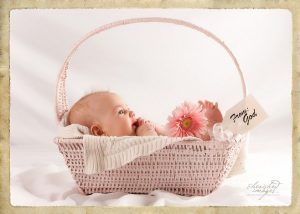 Baby in basket from God