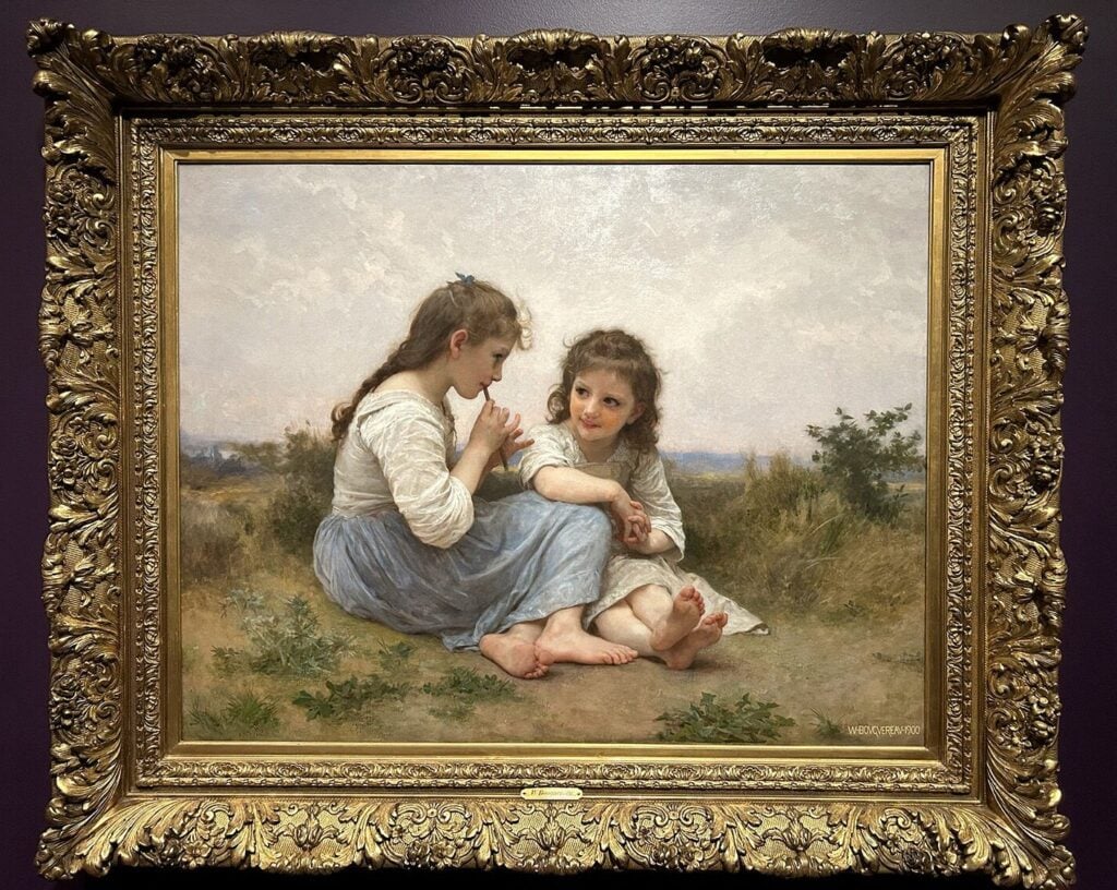 A Childhood Idyll by William Adolph Bougereau